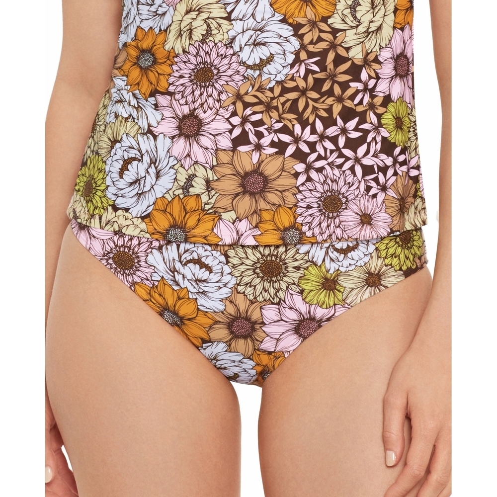 NWT Salt + Cove Juniors' Cinched-Back Hipster Bikini Bottoms